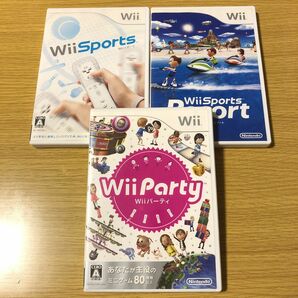 【B】Wiiスポーツ、Wiiスポーツリゾート、Wiiパーティ