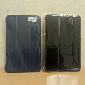 未使用 Xiaomi Mi PAD 4 用 フリップケース 2個セット ブラック & ネイビー