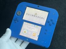 Nintendo 任天堂 Nintendo 2DS ニンテンドー ブルー 中古品_画像2