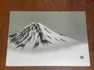 ガラス細工？ 富士山 日本画 