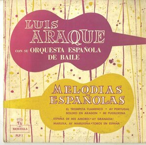 A00537267/LP/Luis Araque / Orquesta Espanola De Baile「Melodias Espanolas」