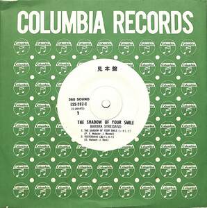 C00158153/EP/バーブラ・ストライザンド(BARBRA STREISAND)「The Shadow Of Your Smile(1967年・LSS-592-C・4曲入り・ヴォーカル)」