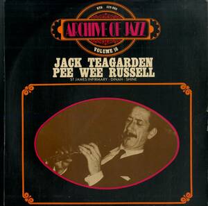 A00549170/LP/ピー・ウィー・ラッセル/ジャック・ティーガーデン「Archive Of Jazz Volume.16」