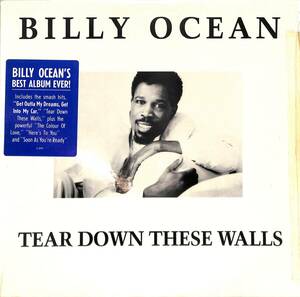 A00573563/LP/ビリー・オーシャン「Tear Down These Walls (1988年・JL-8495・ソウル・SOUL・ファンク・FUNK・ディスコ・DISCO)」