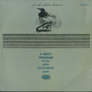 A00593167/LP/ジュリアン・ブリーム「ギターによるバッハ・プログラム」