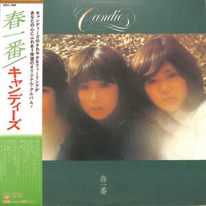 A00587095/LP/キャンディーズ(伊藤蘭・田中好子・藤村美樹)「春一番 (1976年・SOLL-209)」