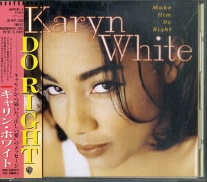 D00153275/CD/キャリン・ホワイト(KARYN WHITE)「Do Right (1994年・WPCR-1・R&B・ニュージャックスウィング・ソウル・SOUL)」