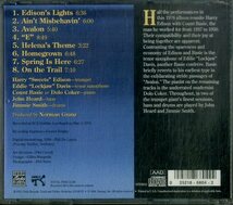 D00155347/CD/ハリー・エディソン「Edisons Lights」_画像2