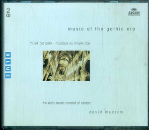 D00152067/CD2枚組/デイヴィッド・マンロウ「Music Of The Gothic Era」