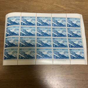  south Alps national park 7 jpy ×20 sheets face value 140 jpy enclosure possibility ki480