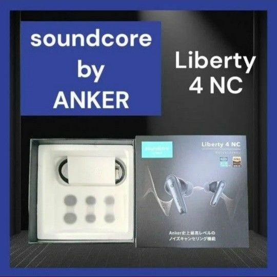 Anker SoundCore Liberty4 NC イヤーピース ネイビー