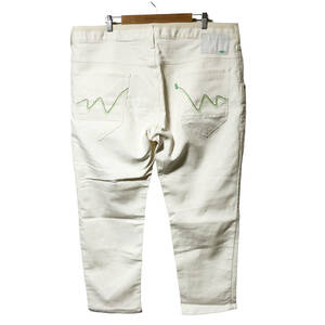 EDWIN JERSEYS Edwin Jerseys ER737C white Denim pants cropped pants 3L Zip fly stretch big size A27