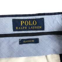 POLO RALPH LAUREN ポロラルフローレン ハーフパンツ ショートパンツ ショーツ 30 ネイビー CLASSIC FIT コットン メンズ A17_画像5