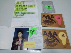 ●　桑田佳祐　【　Act Against AIDS アイテムセット　♪未開封新品他　】