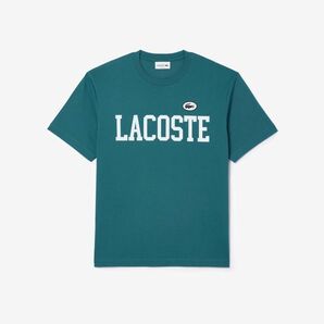 新品Lacoste カレッジプリントTシャツ半袖 XL サイズ新品タグアリ