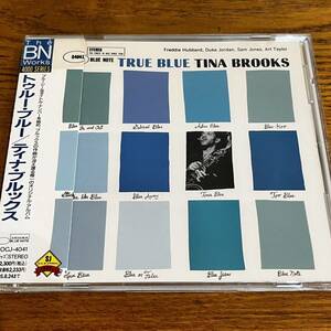 帯付 CD ティナ・ブルックス TINA BROOKS TRUE BLUE 日本語解説有り ディスク良好 93年