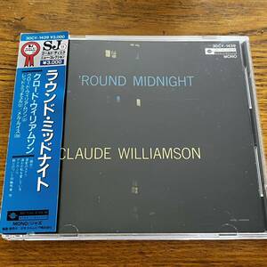 CD 帯付 クロード・ウィリアムソン CLAUDE WILLIAMSON’S TRIO ROUND MIDNIGHT 日本語解説有り ディスク良好 87年盤