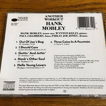 CD ハンク・モブレー HANK MOBLEY ANOTHER WORKOUT ディスク良好_画像4