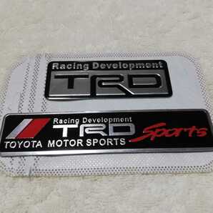 ★TRD SPORT 3D エンブレム セット★検） GR Supra AE86 トレノ ヴェルファイア アルファード ヤリス セリカ ハイラックス コペン C-HR JDMの画像1