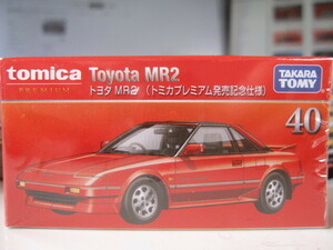 発売記念 トミカプレミア40　トヨタ MR2　1/60　新品未開封　【同封可】