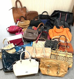 ブランド バッグ 30点まとめ/COACH/トミーヒルフィガー/スワロフスキー/MaxMara/他 ハンドバッグ ショルダーバッグ メンズ レディース