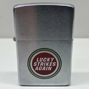 ２３【店頭買取中古品】ラッキーストライク　ZIPPO　ジッポ　喫煙具 　コレクション　本体のみ　火花確認済み