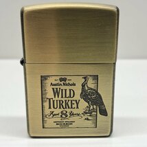 【未使用】WILD TURKEY　ワイルドターキー　ZIPPO　ジッポ　喫煙具　コレクション　本体のみ　動作未確認品_画像1