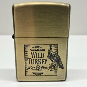 【未使用】WILD TURKEY　ワイルドターキー　ZIPPO　ジッポ　喫煙具　コレクション　本体のみ　動作未確認品