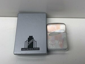 【未使用】FRONTIER　NEO　フロンティア　ネオ　ZIPPO　ジッポ　喫煙具　箱付き　火花確認済み