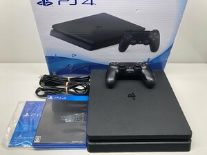  operation verification settled the first period . settled SONY Sony PS4 PlayStation 4 CUH-2200A 500GB jet black FF7 Final Fantasy 7 body soft 