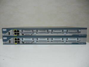 《》【中古】2台SET Cisco2801 Cisco 2800シリーズ ルーター 初期化