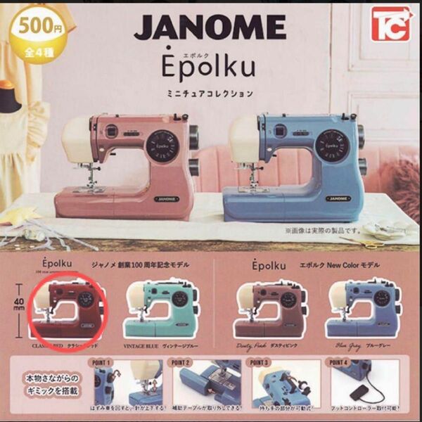 JANOME Epolku ジャノメ エポルク ミニチュアコレクション