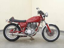 YAMAHA SR500【動画有】ローン可 2J2 フロントディスクブレーキ ビッグシングル カスタム車 カフェレーサー 車体 ヤマハ 売り切り_画像4