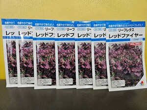 レタス種　レッドファイヤー　0,6ml×7袋　未開封有効期限切れ