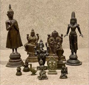 中国 仏像 タイ仏像 古銅 仏教美術 文房具 骨董 中国美術 唐物 銅器 銅像 神像