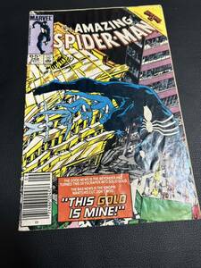  Secret War zII черный костюм 1985 год 80 годы leaf the AMAZING SPIDER-MAN Человек-паук American Comics #268 SEPT