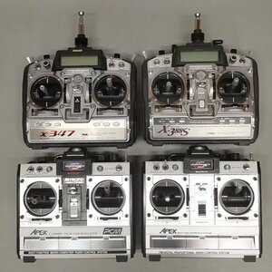 4 point summarize JR APEX PROPO NET-N127F X-347 X-388S transmitter radio-controller RC present condition goods Z5815F