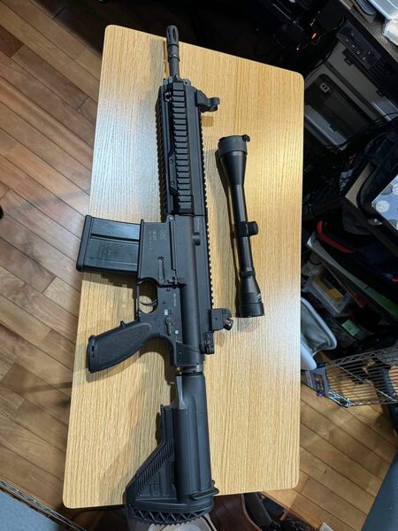 VFC HK417 ガスブローバック　ARS×4ライフルスコープオマケ