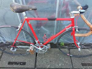  with translation. secondhand goods road bike Panasonic order car CT530mm TT530mm 2x7 700c paint has been.