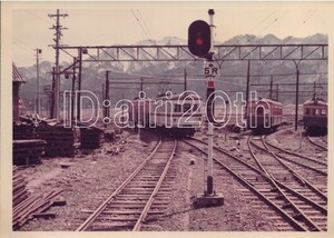 S10064【古い 鉄道 写真】京福電気鉄道 越前本線 京福大野行 ◇昭和47年 東古市 追分口 福井口 ※電車 路面電車 市電 都電 蒸気機関車 SL