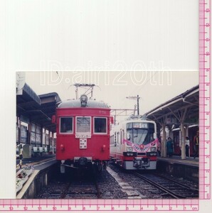 S30444【古い 鉄道 写真】5枚◇名古屋鉄道 名鉄 ※電車 路面電車 市電 都電 駅