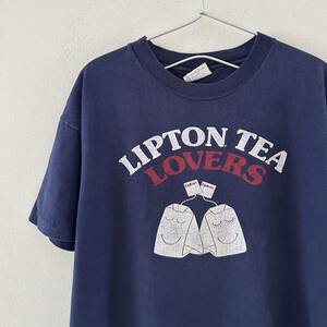 90's LIPTON TEA LOVER Tシャツ XL ビンテージ リプトン USA