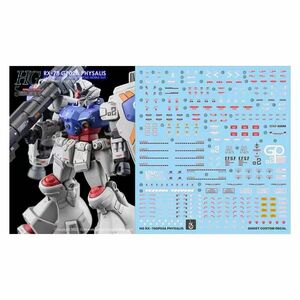 HG RX-78 GP02A ガンダム 試作2号機用水転写式デカール他社製　ガンダム　ガンプラ