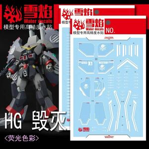 HG 1/144 DESTROY GUNDAM デストロイガンダム用水転写式デカール　 他社製　ガンダム　ガンプラ　プラモデル