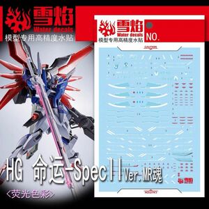 HG 1/144 デスティニーガンダム SpecII METAL ROBOT魂スタイル 用水転写式デカール