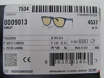 期間限定特価送料込み!!Japan正規新品 OAKLEY FROGSKINS Matte Carbon / Prizm Gaming Lens_画像8