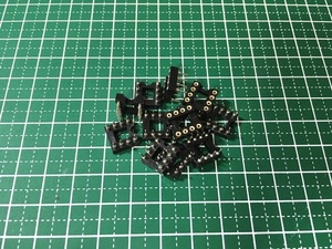 【新品】ICソケット DIP 8pin 丸ピンコンタクト部金メッキ加工 10個 _ICソケットDIP丸ピンDIP8pinx10_【追跡有り】