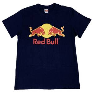 [並行輸入品] Red Bull レッドブル ブランドロゴ プリントTシャツ (ネイビー) XXL