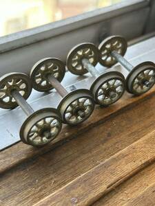  railroad model parts O gauge non isolation wheel 4 axis 