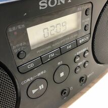 SONY ソニー ZS-S40 CD ラジオ パーソナルオーディオシステム 2022年製 黒 ブラック 通電OK 試聴OK 現状品_画像2